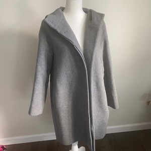 Uniqlo wool grey coat